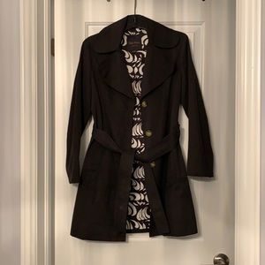 Tabula Babaton Black Trench Coat